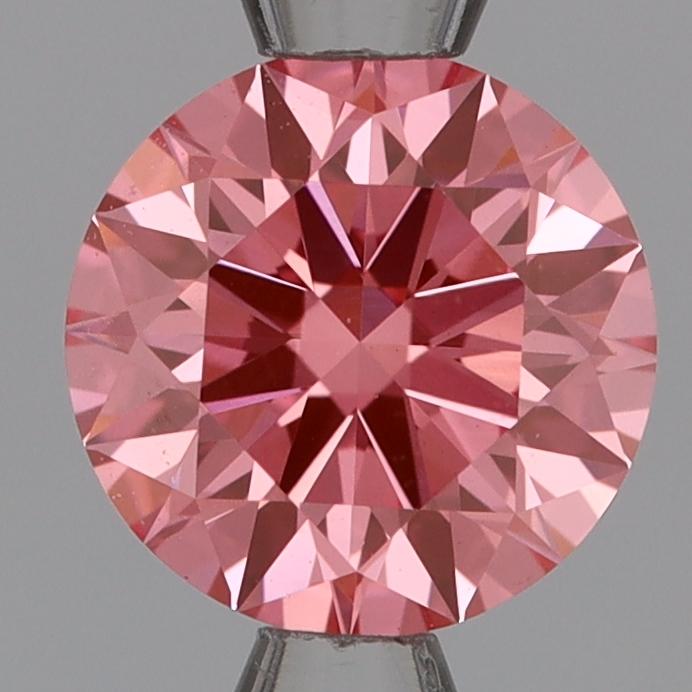 1.08 Ct. Fancy Vivid Pink Round Lab Grown Diamond