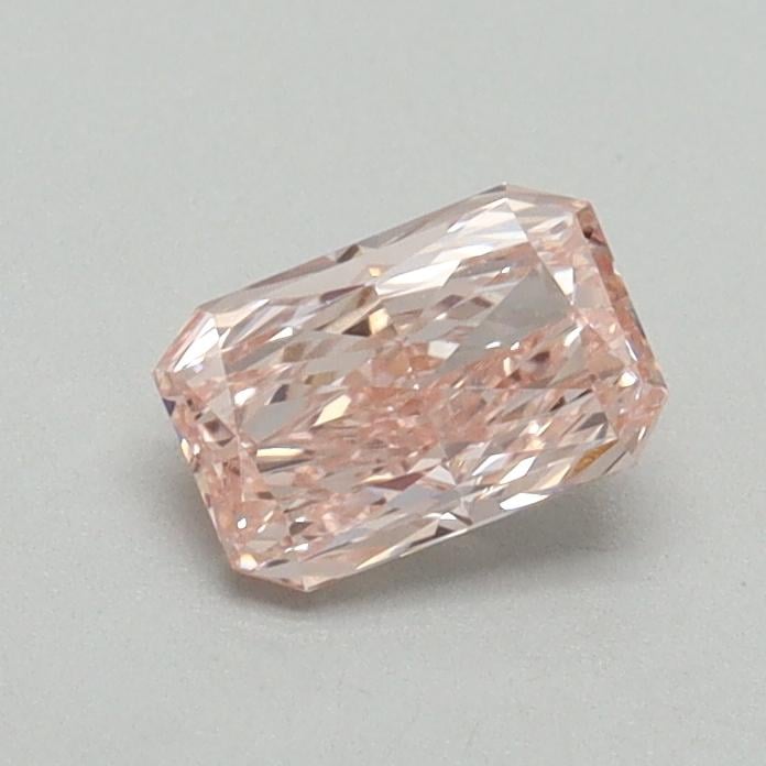 0.51 Ct. Fancy Vivid Pink Radiant Lab Grown Diamond