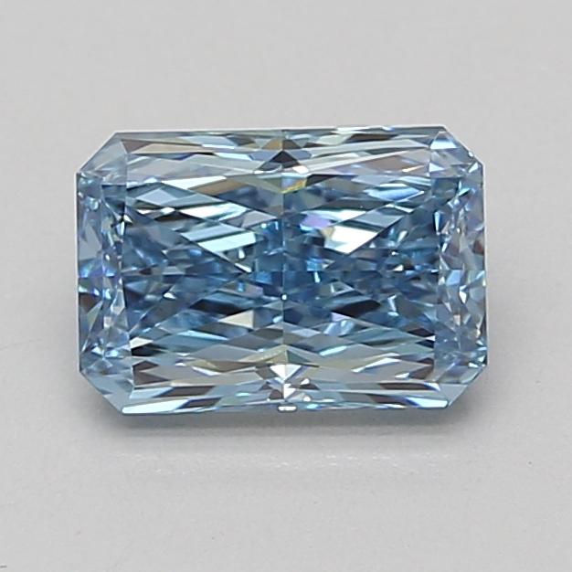 1.58 Ct. Fancy Vivid Blue Radiant Lab Grown Diamond