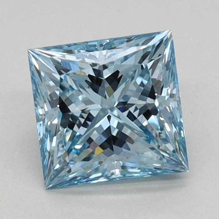 0.95 Ct. Fancy Intense Blue Princess Lab Grown Diamond