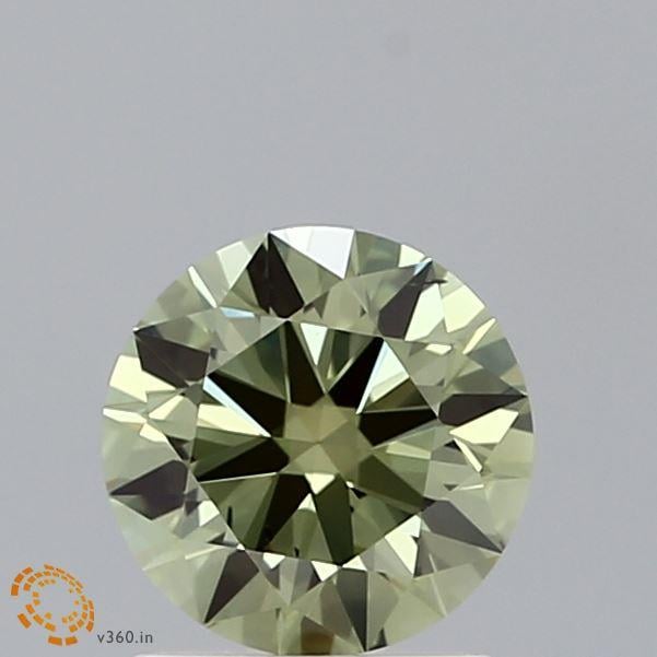 1.00 Ct. Fancy Vivid Green Round Lab Grown Diamond