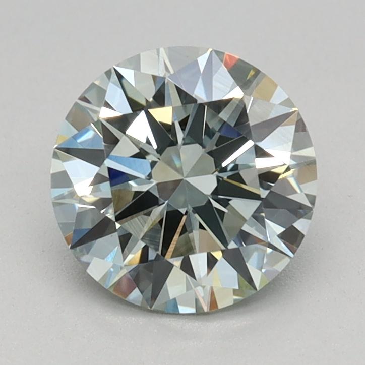 0.90 Ct. Fancy Intense Green Round Lab Grown Diamond