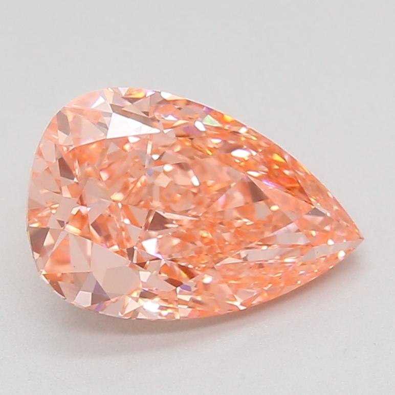 3.06 Ct. Fancy Vivid Pink Pear Lab Grown Diamond