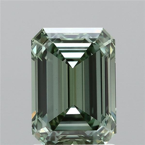 2.05 Ct. Fancy Vivid Green Emerald Lab Grown Diamond