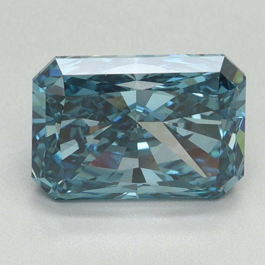 3.04 Ct. Fancy Vivid Blue Radiant Lab Grown Diamond
