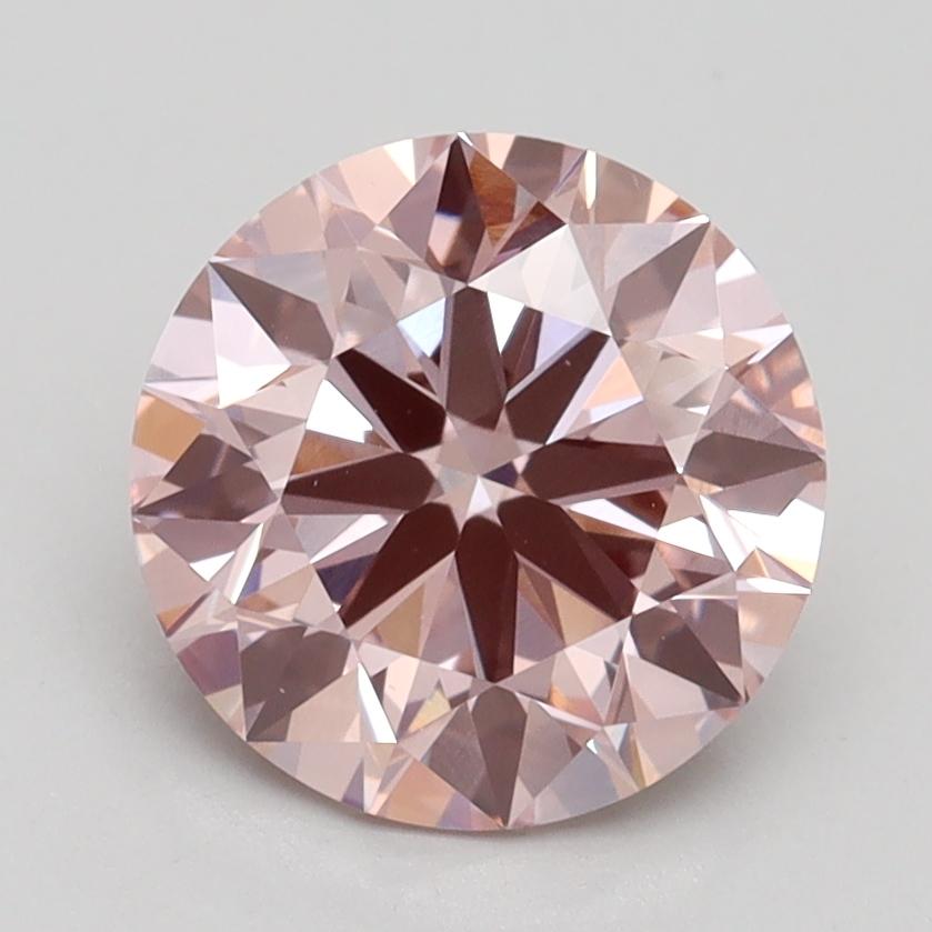 2.23 Ct. Fancy Intense Pink Round Lab Grown Diamond