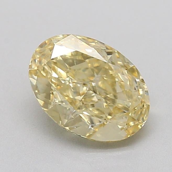 1.01 Ct. Fancy Yellow Oval Lab Grown Diamond