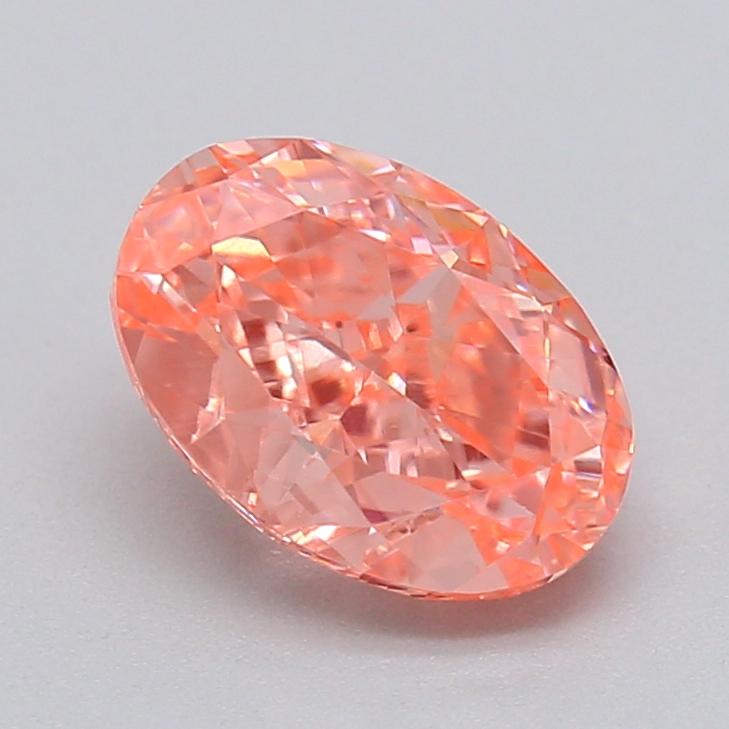 0.78 Ct. Fancy Pink Oval Lab Grown Diamond