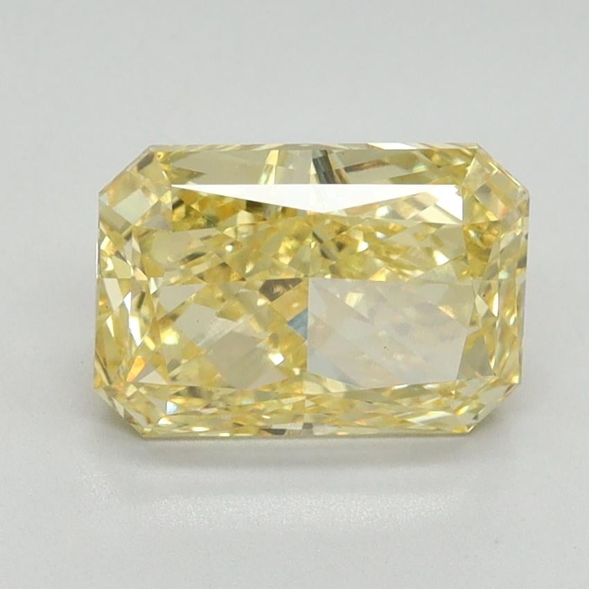2.09 Ct. Fancy Vivid Yellow Radiant Lab Grown Diamond