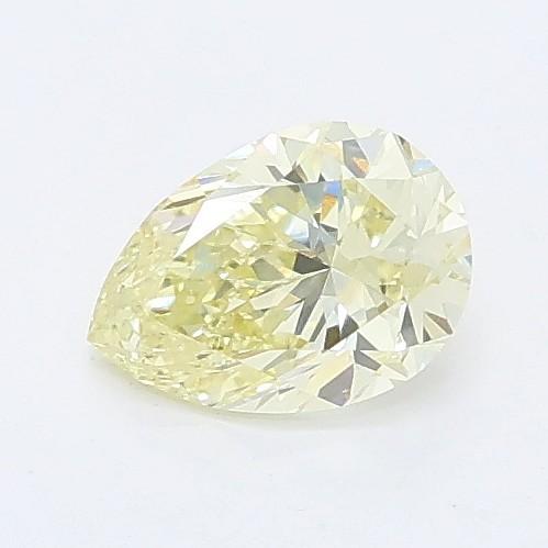 0.36 Ct. Fancy Light Yellow Pear Lab Grown Diamond