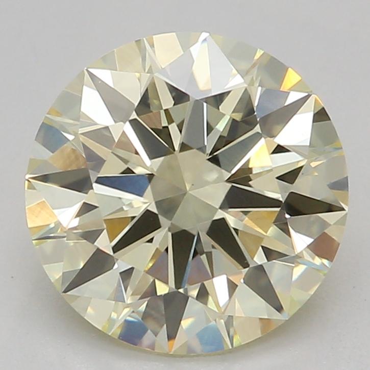1.32 Ct. Fancy Light Yellow Round Lab Grown Diamond