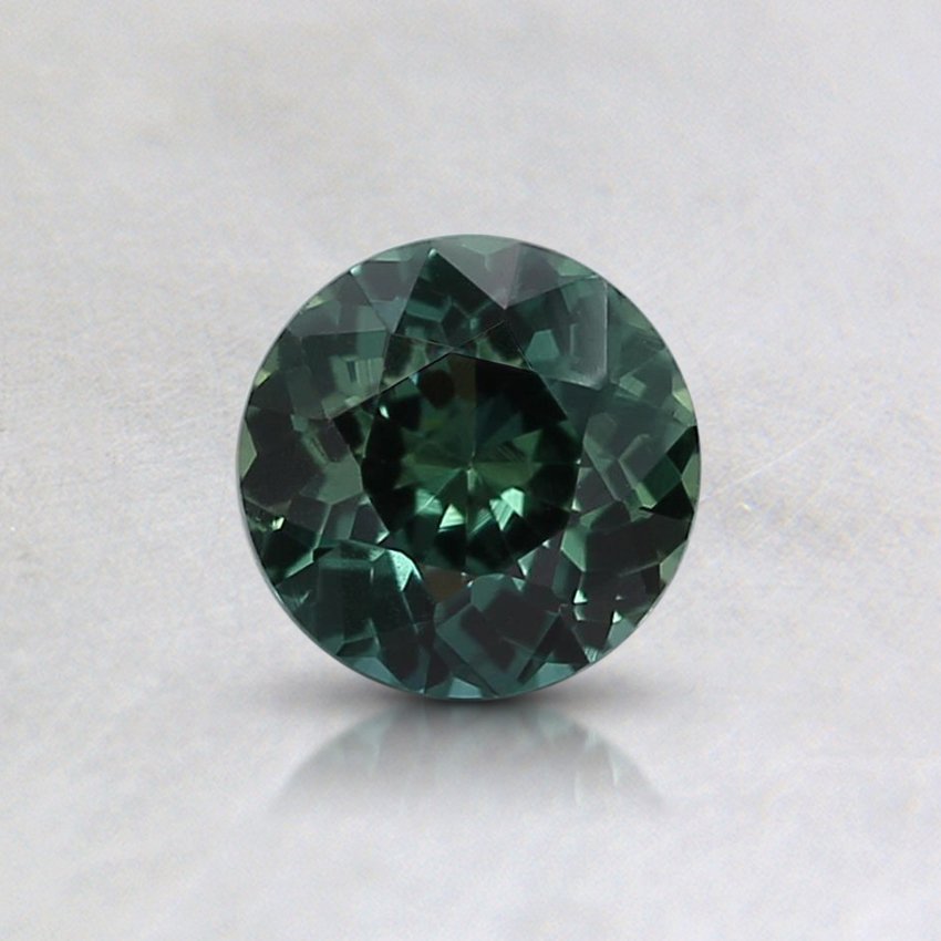 5mm Unheated Teal Round Sapphire