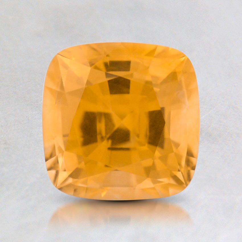 6.5mm Premium Yellow Cushion Sapphire