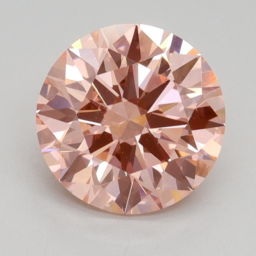 2.00 Ct. Fancy Intense Pink Round Lab Grown Diamond