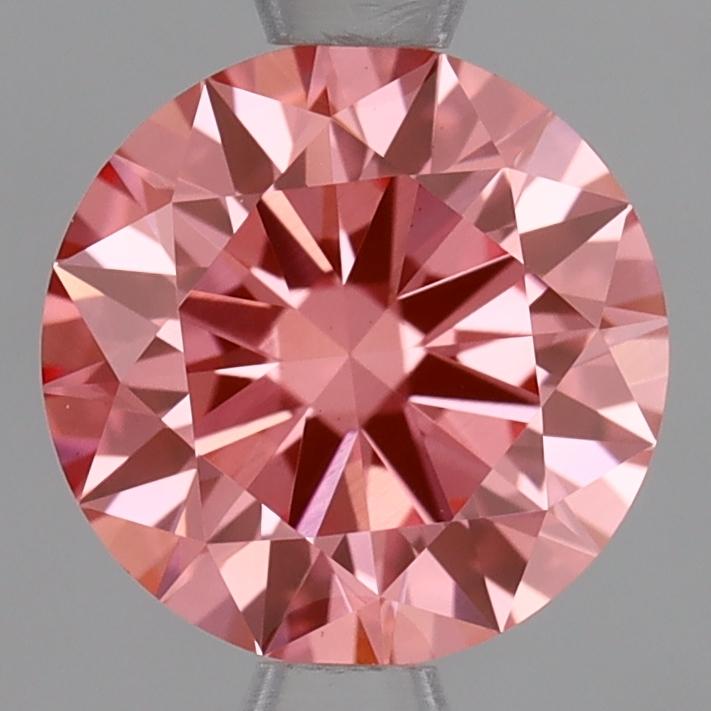 1.07 Ct. Fancy Vivid Pink Round Lab Grown Diamond