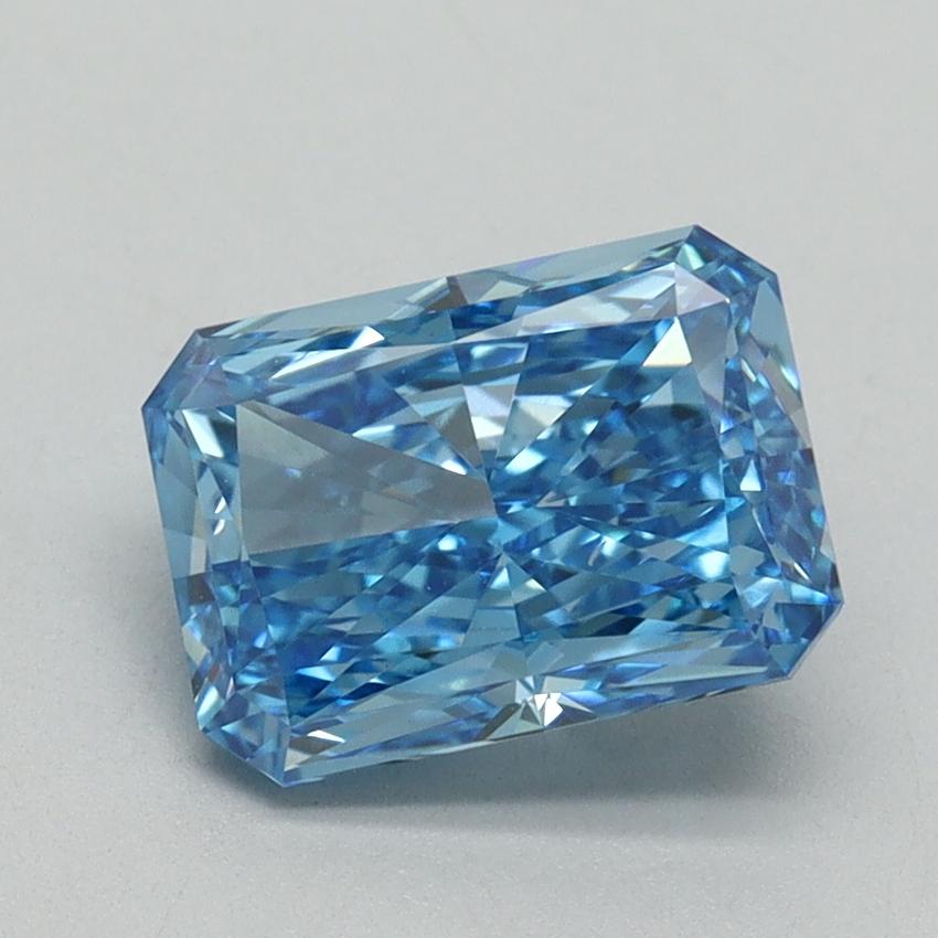 1.90 Ct. Fancy Vivid Blue Radiant Lab Grown Diamond