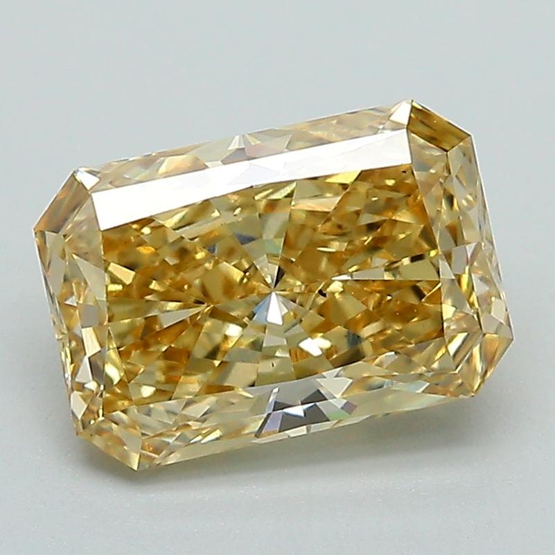2.01 Ct. Fancy Intense Yellow Radiant Lab Grown Diamond