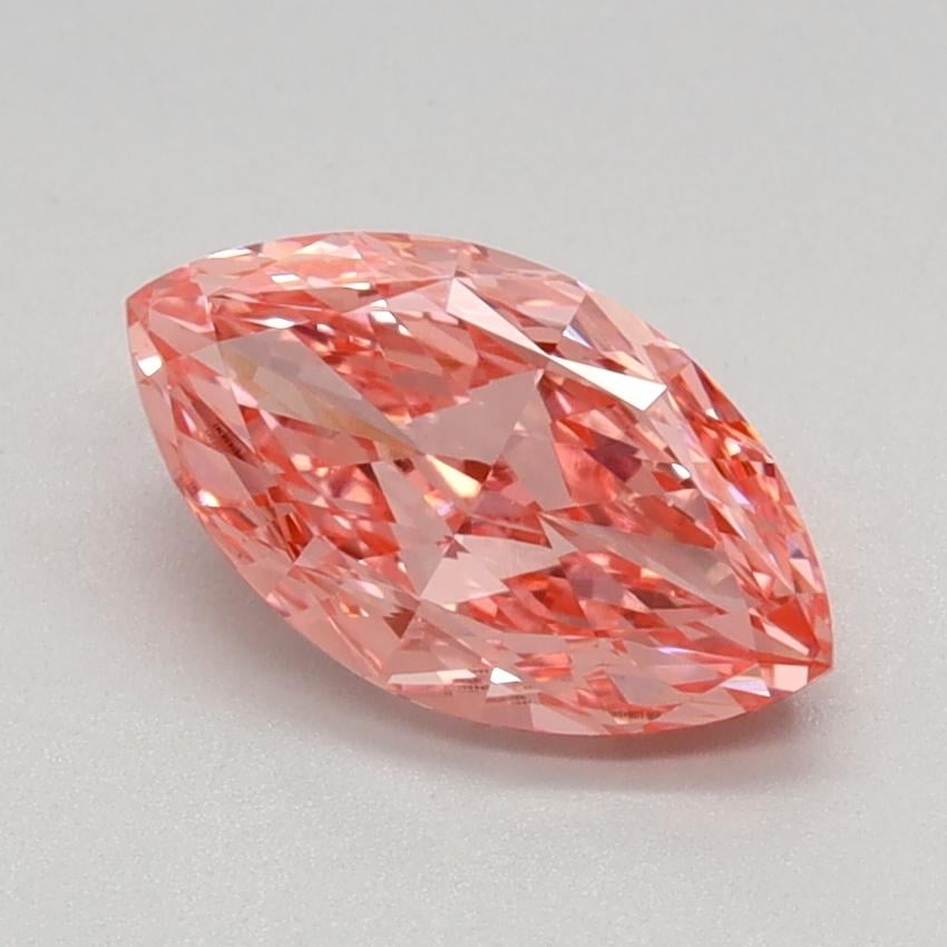 1.10 Ct. Fancy Vivid  Pink Marquise Lab Grown Diamond