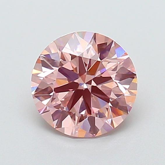 1.51 Ct. Fancy Intense Pink Round Lab Grown Diamond