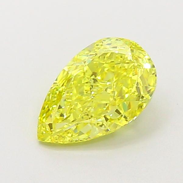 1.14 Ct. Fancy Intense  Yellow Pear Lab Grown Diamond