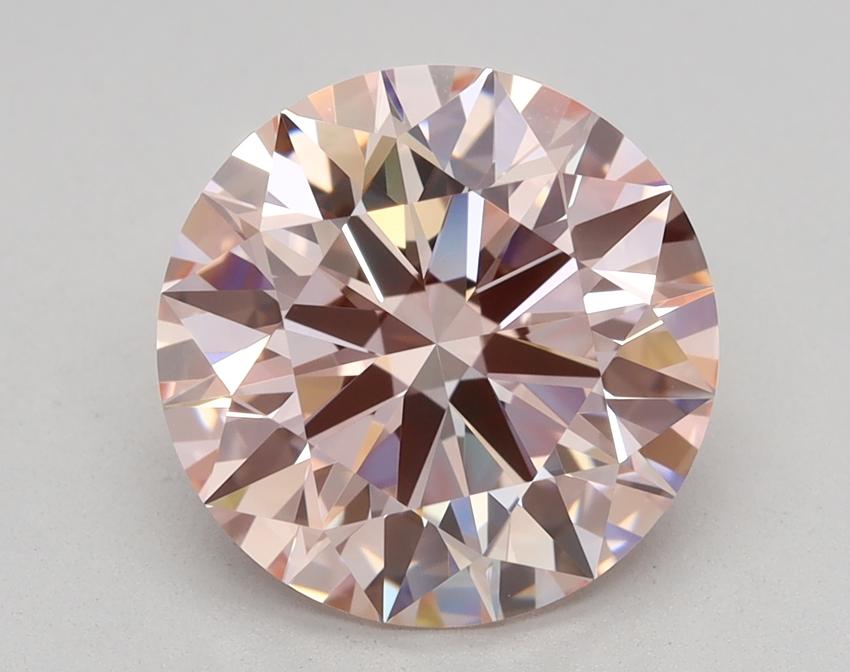 2.87 Ct. Fancy Pink Round Lab Grown Diamond