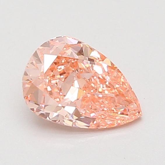 0.85 Ct. Fancy Vivid Pink Pear Lab Grown Diamond