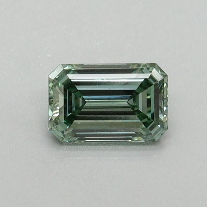 0.42 Ct. Fancy Vivid Green Emerald Lab Grown Diamond