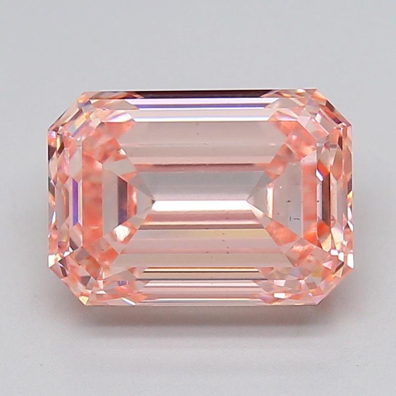 5.03 Ct. Fancy Intense Pink Emerald Lab Grown Diamond