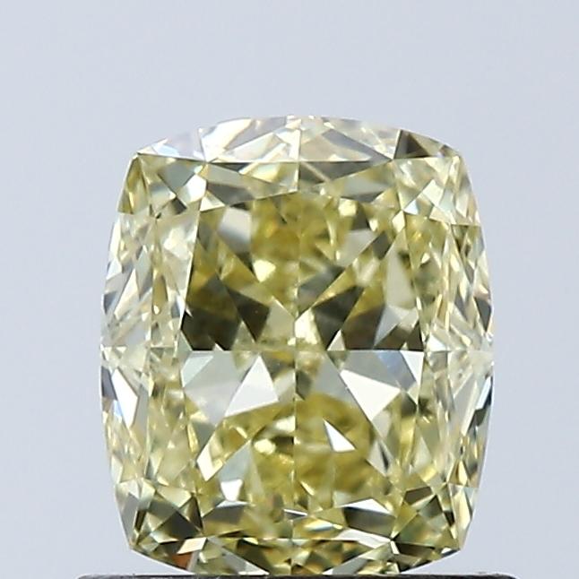 1.05 Ct. Fancy Intense Yellow Cushion Lab Grown Diamond