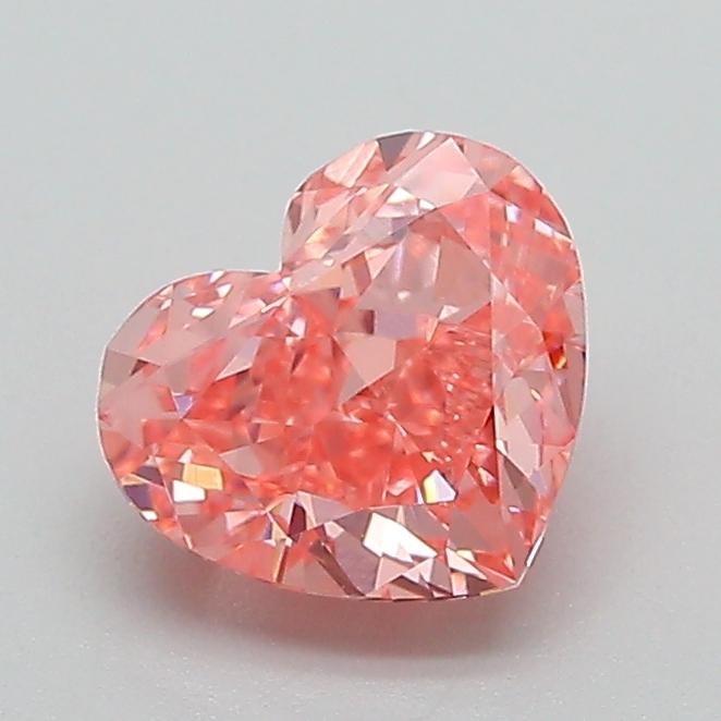 1.18 Ct. Fancy Vivid Pink Heart Lab Grown Diamond