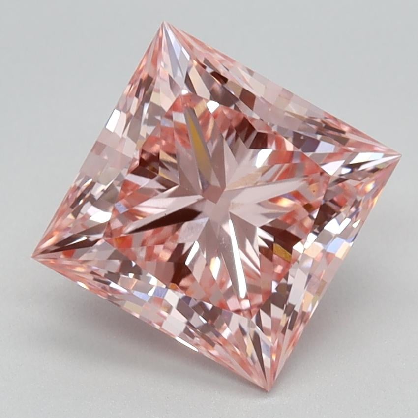 2.24 Ct. Fancy Vivid Pink Princess Lab Grown Diamond