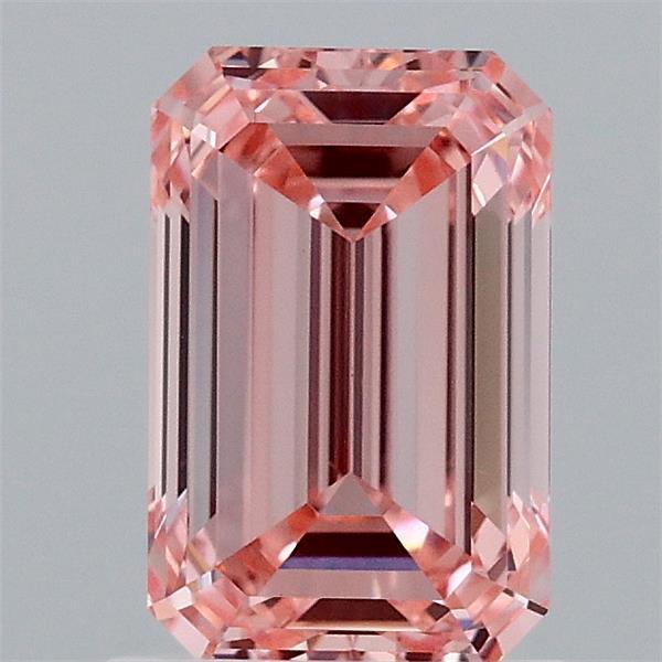 1.51 Ct. Fancy Vivid Pink Emerald Lab Grown Diamond