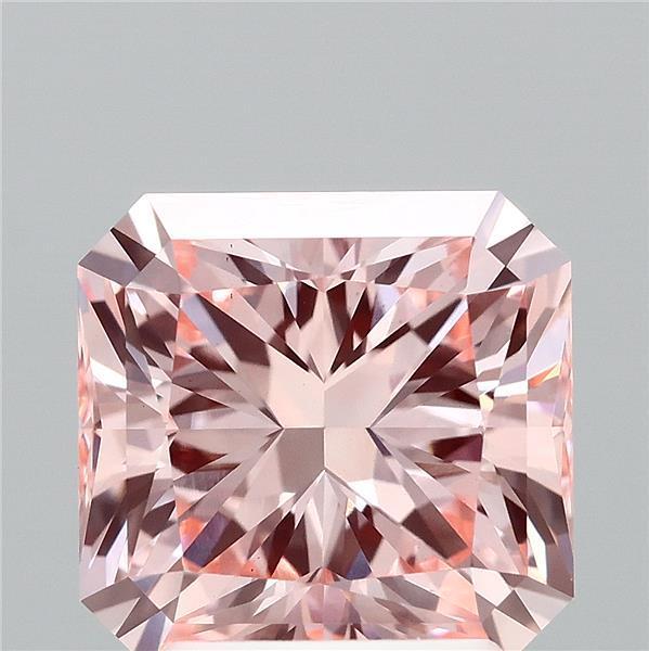 2.52 Ct. Fancy Vivid Pink Radiant Lab Grown Diamond