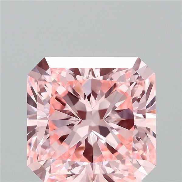 2.07 Ct. Fancy Vivid Pink Radiant Lab Grown Diamond