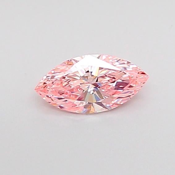 0.31 Ct. Fancy Vivid Pink Marquise Lab Grown Diamond