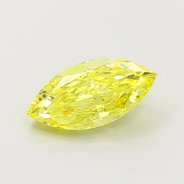 0.55 Ct. Fancy Intense  Yellow Marquise Lab Grown Diamond