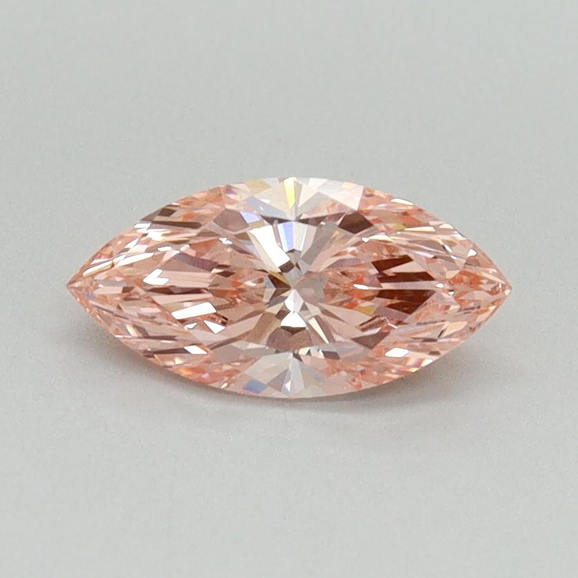 0.60 Ct. Fancy Vivid Pink Marquise Lab Grown Diamond