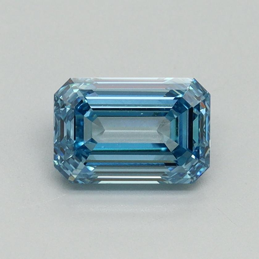 1.04 Ct. Fancy Vivid Blue Emerald Lab Grown Diamond