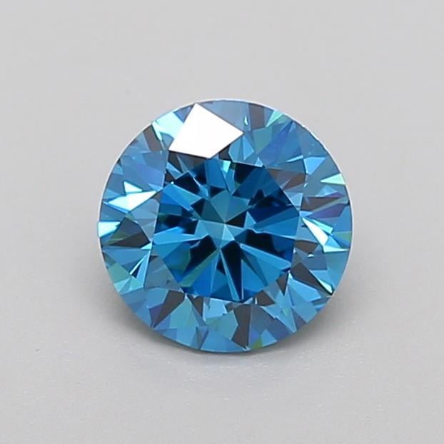 1.00 Ct. Fancy Vivid  Blue Round Lab Grown Diamond