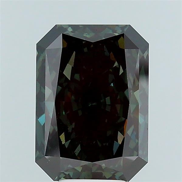 6.11 Ct. Fancy Deep Green Radiant Lab Grown Diamond