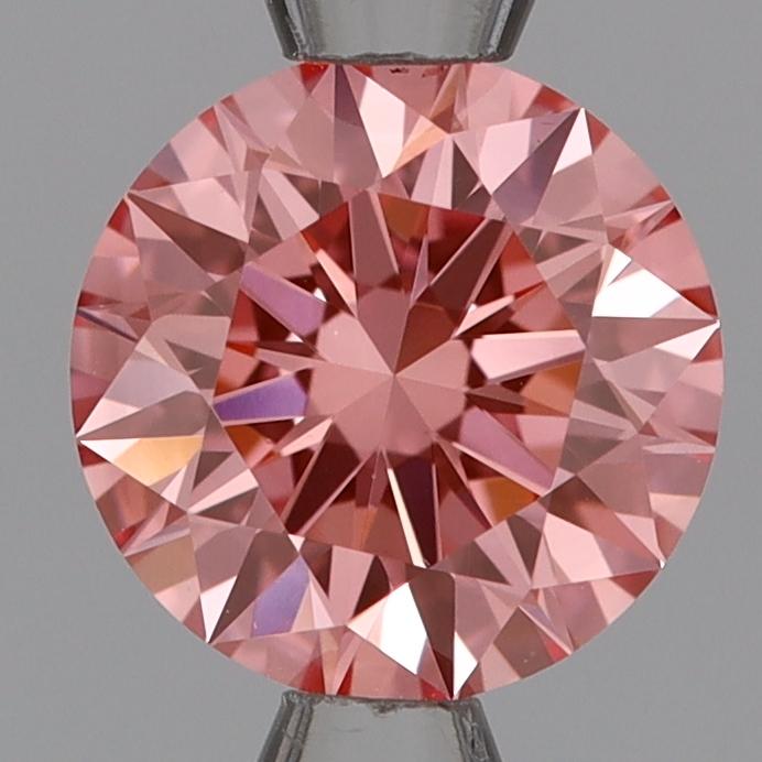 1.09 Ct. Fancy Vivid Pink Round Lab Grown Diamond