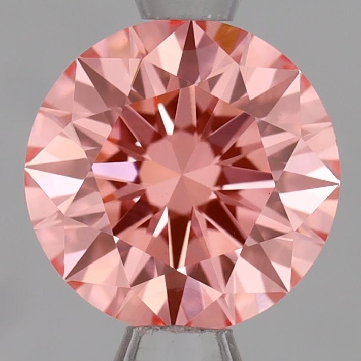 1.02 Ct. Fancy Vivid Pink Round Lab Grown Diamond