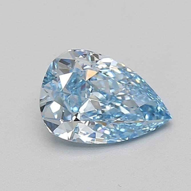 1.06 Ct. Fancy Vivid Blue Pear Lab Grown Diamond