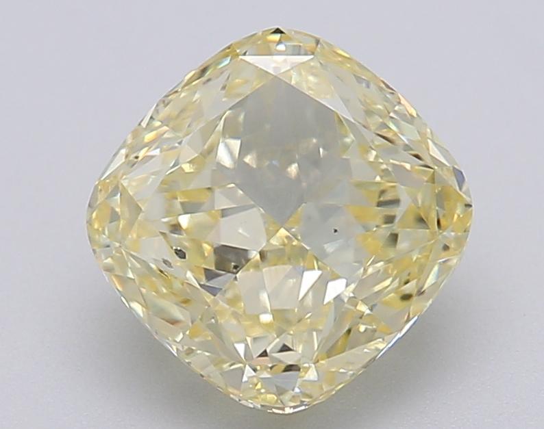2.07 Ct. Fancy Yellow Cushion Lab Grown Diamond