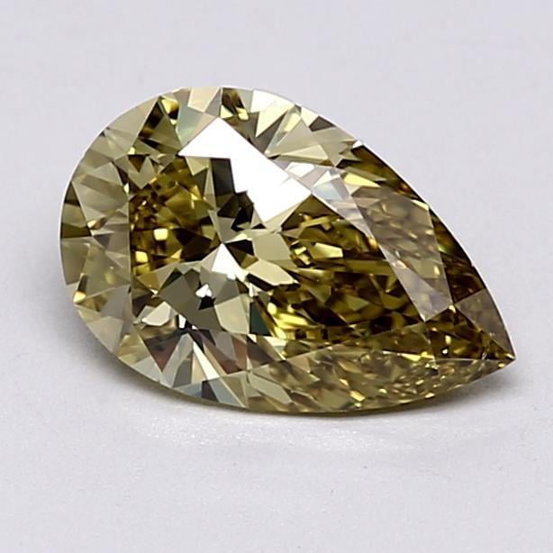 1.50 Ct. Fancy Intense Yellow Pear Lab Grown Diamond