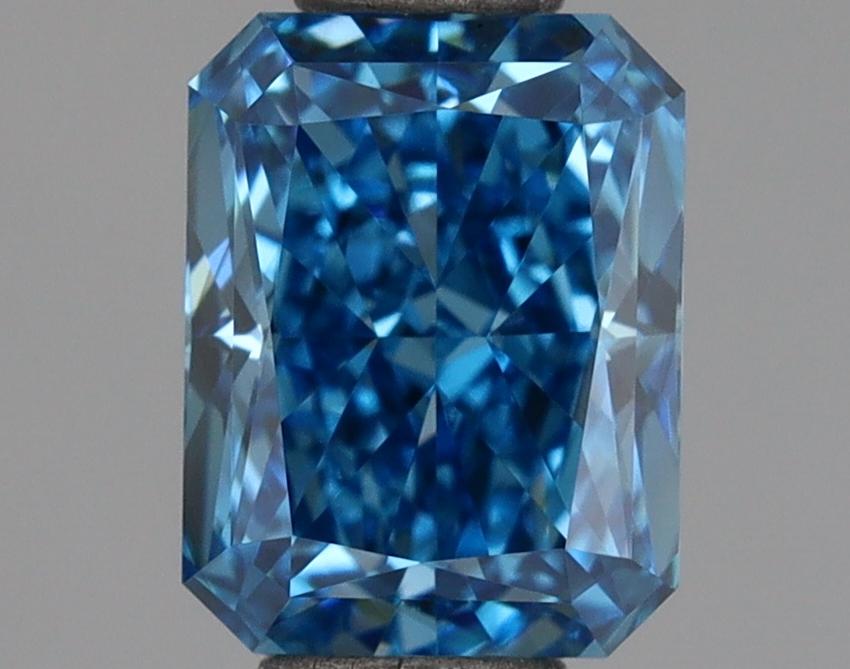 1.06 Ct. Fancy Vivid Blue Radiant Lab Grown Diamond