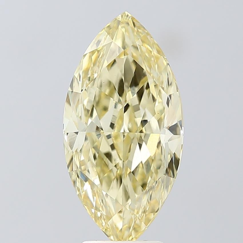 4.58 Ct. Fancy Intense Yellow Marquise Lab Grown Diamond
