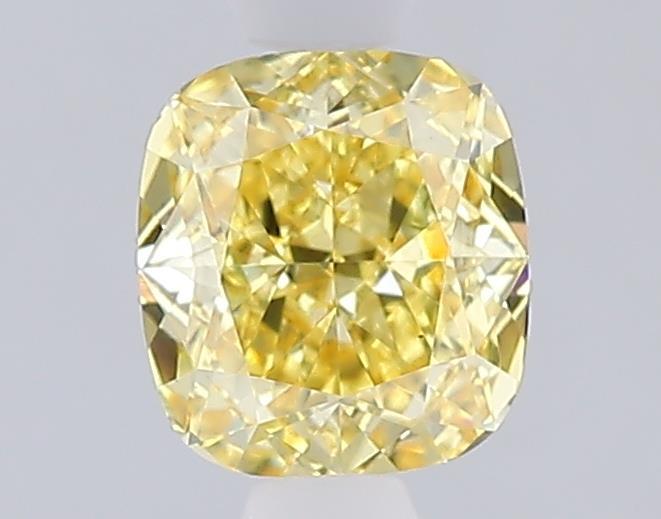 1.03 Ct. Fancy Intense Yellow Cushion Lab Grown Diamond