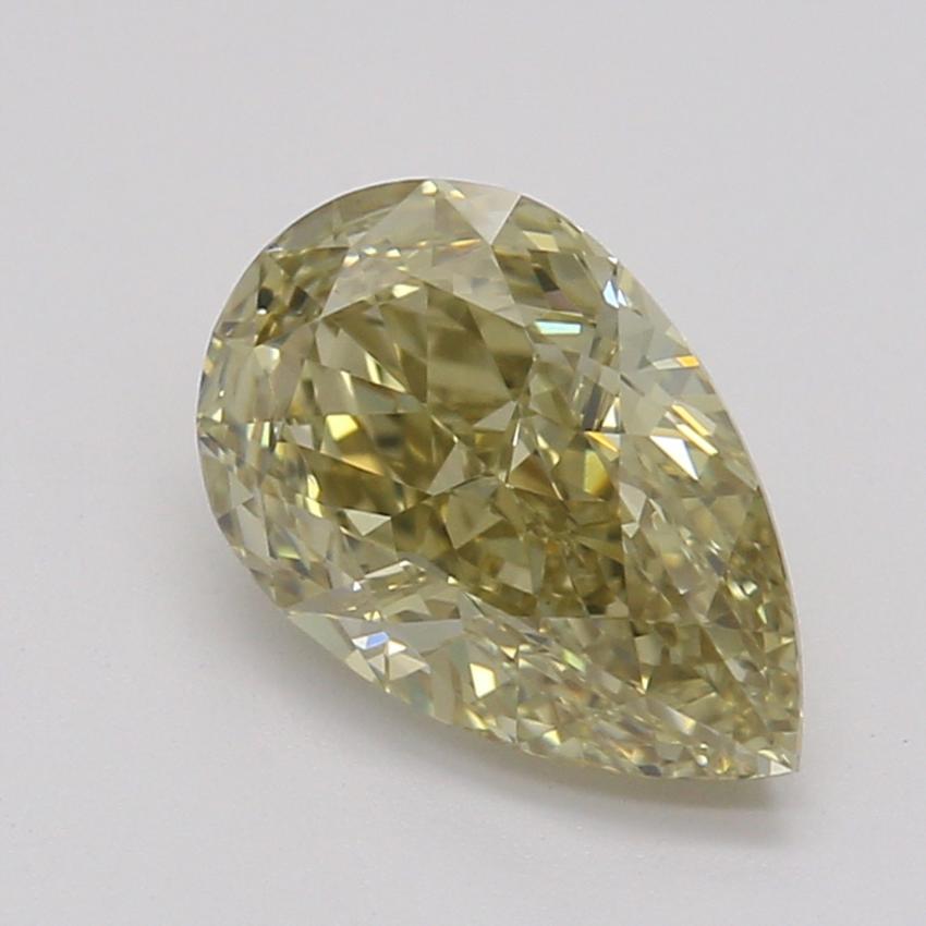 0.82 Ct. Fancy Brownish Yellow Pear Diamond
