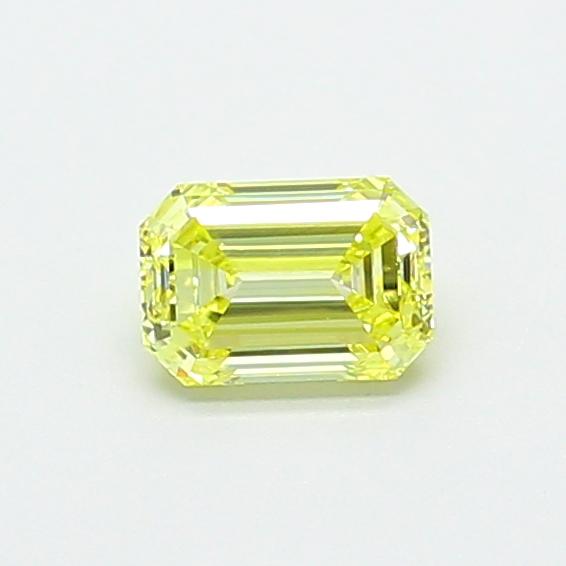 0.50 Ct. Fancy Intense Yellow Emerald Lab Grown Diamond